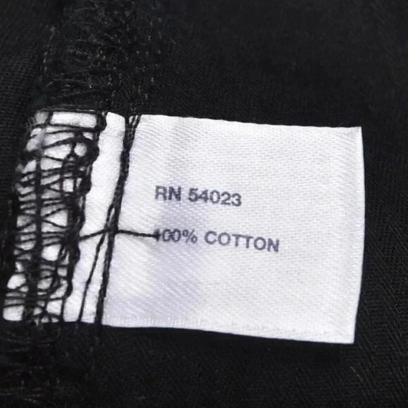 NWT Gap Original Khaki Cotton Pants Straight Leg  Black Size 30x30 - Picture 9 of 9